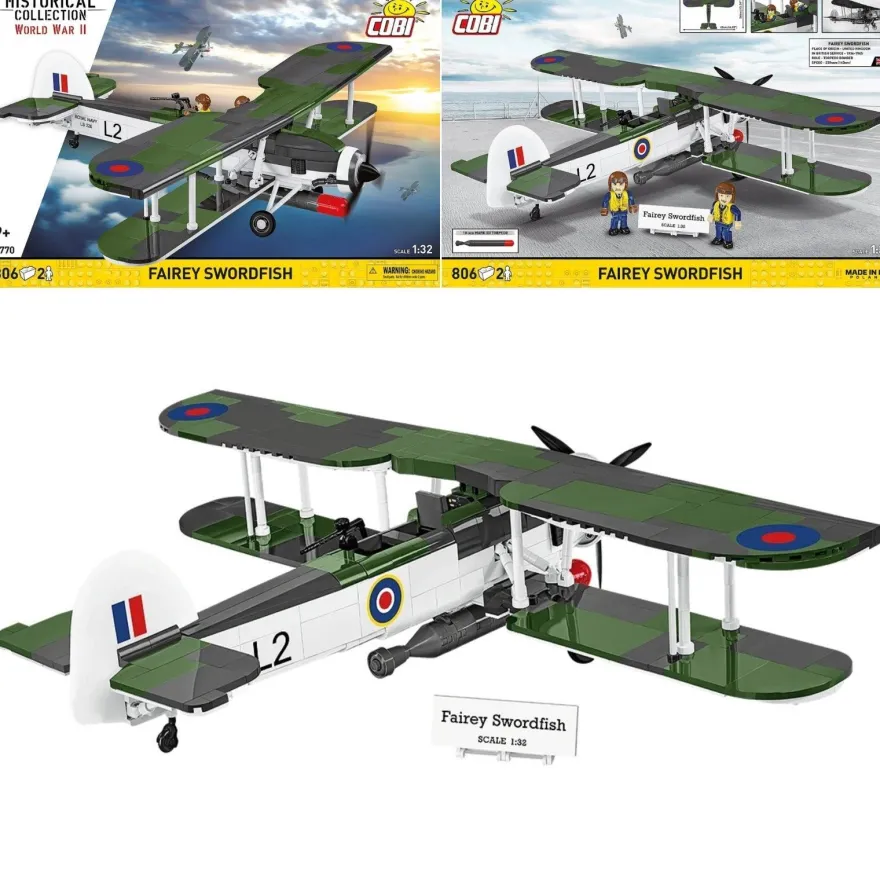 COBI 5770 Historical Collection WW2 Fairey Swordfish Royal Navy (1:32)