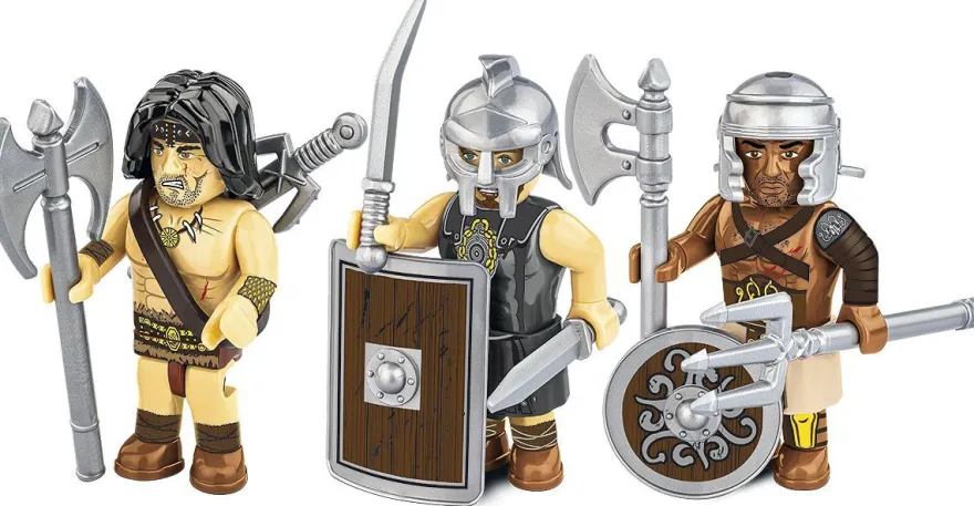 COBI 20066 Imperium Romanum Gladiatoren Klemmbaustein Figuren