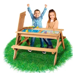 Coemo 2in1 Kindersitzgruppe und Sand-und Wasserspieltisch Kinder