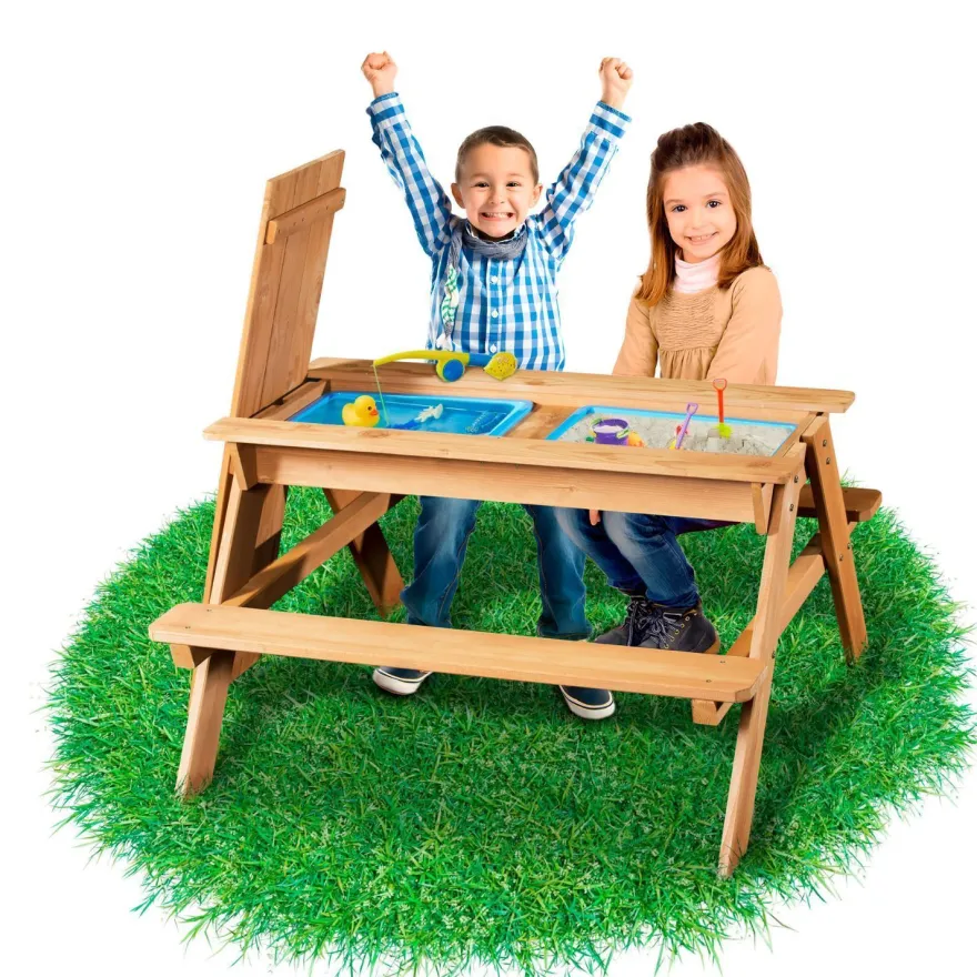 Coemo 2in1 Kindersitzgruppe und Sand-und Wasserspieltisch Kinder