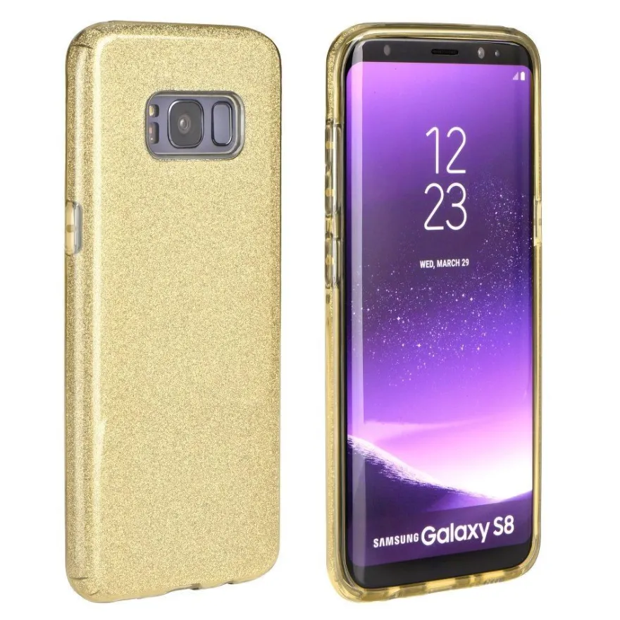 cofi1453 Forcell Shining Silikon Hülle Cover Bumper Zubehör kompatibel mit Samsung