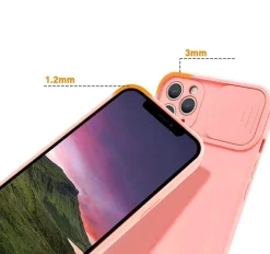 cofi1453® 360 Grad Schutz CamShield Silikon Cover Case Slim Handyhülle Schutzhülle