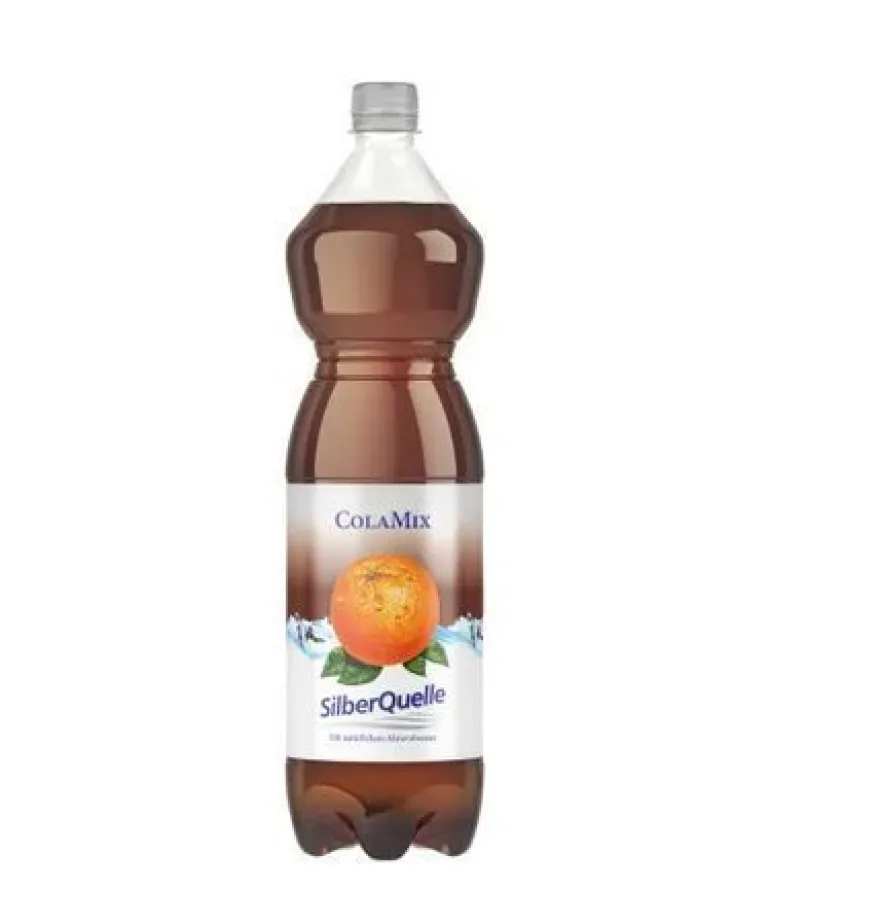 Cola Mix Spezi Limonade Erfrischungsgetränk Mineralwasser Silberquelle 1,5L