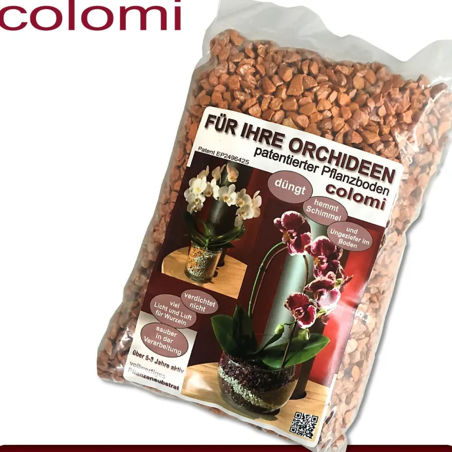 Colomi 1 l Pflanz-Substrat für Orchideen | 4 bis 8 mm | 15 Farben zur Auswahl