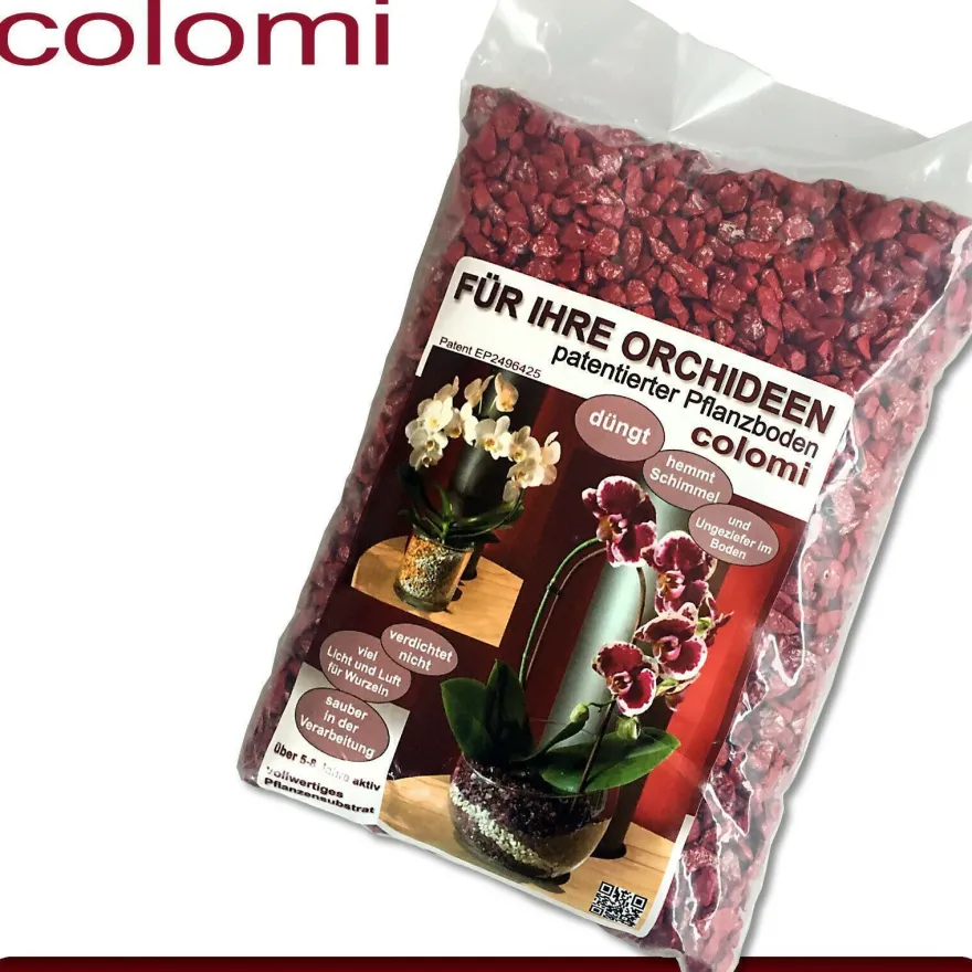Colomi 1 l Pflanz-Substrat für Orchideen | 4 bis 8 mm | 15 Farben zur Auswahl
