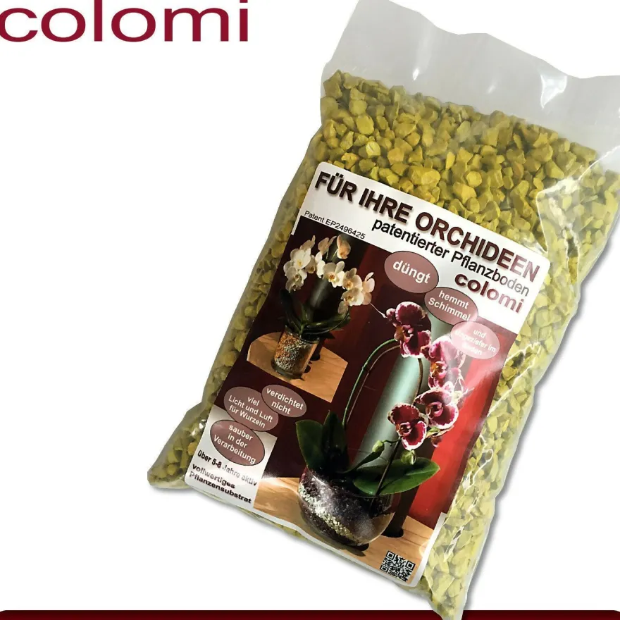 Colomi 1 l Pflanz-Substrat für Orchideen | 4 bis 8 mm | 15 Farben zur Auswahl