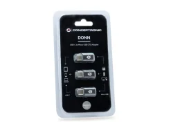 Conceptronic DONN USB-C to Micro USB OTG Adapter 3-Pack