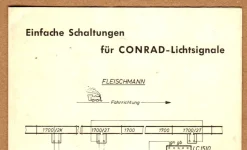 Conrad Modellbahn Zubehör Anleitung Begleitheft Einfache Schaltungen für Lichtsignale