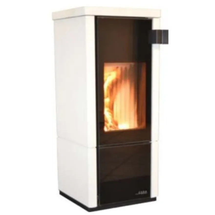 Conte Mini Eck DIBT Speicher Kaminofen 5KW Creme