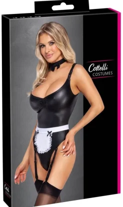 Cottelli Costumes - Servier-Set - 3-teiliges Dienstmädchen-Kostüm Gr. M
