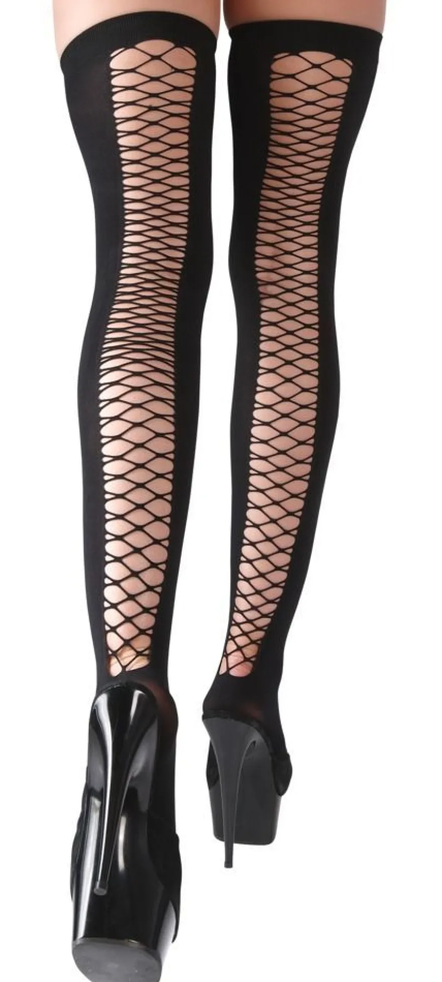 Cottelli Legwear Overknees Schwarz L/XL