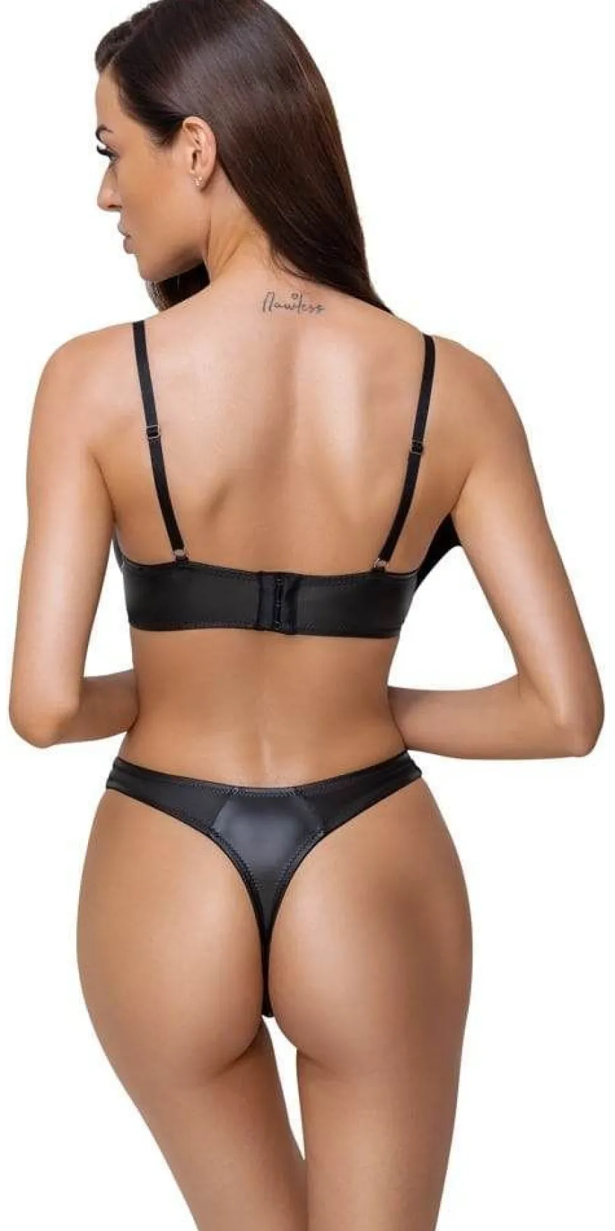 Cottelli Lingerie - Mattes BH-Set mit Riostring