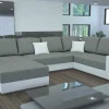 Couch Garnitur Ecksofa Sofagarnitur Sofa STY 4 U Wohnlandschaft Schlaffunktion