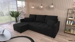 Couchgarnitur Sofa Sofagarnitur BELA L mit Schlaffunktion Wohnlandschaft NEU