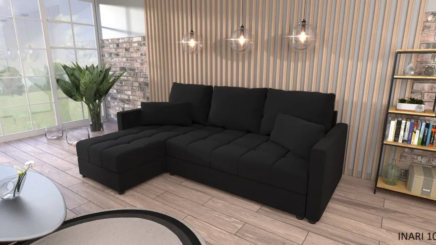 Couchgarnitur Sofa Sofagarnitur BELA L mit Schlaffunktion Wohnlandschaft NEU