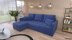 Couchgarnitur Sofa Sofagarnitur BELA L mit Schlaffunktion Wohnlandschaft NEU