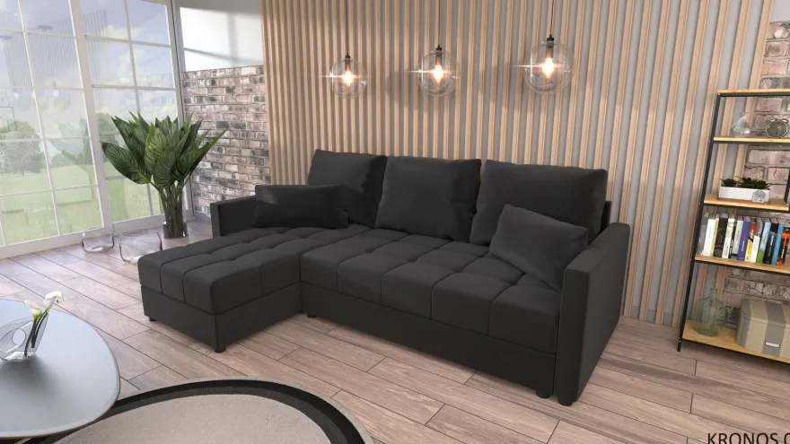 Couchgarnitur Sofa Sofagarnitur BELA L mit Schlaffunktion Wohnlandschaft NEU