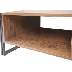 Couchtisch HWC-A27, Beistelltisch Wohnzimmertisch, 41x120x60cm 3D-Struktur