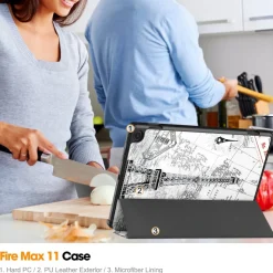 Cover für Amazon Fire Max 11 2023 11 Zoll 13. Generation Tablethülle Sleep/Wake