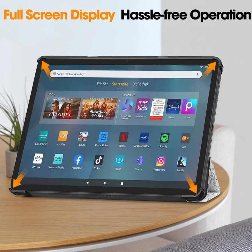 Cover für Amazon Fire Max 11 2023 11 Zoll 13. Generation Tablethülle Sleep/Wake