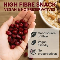 Cranberries Getrocknet 20kg Saftig Ganze Beeren Vegan Snack Müsli Backen GiDeli