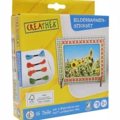 Creathek Holz Bilderrahmen Stickset