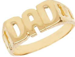 9 ct/Karat Gelb Gold Herren - Dad Ring