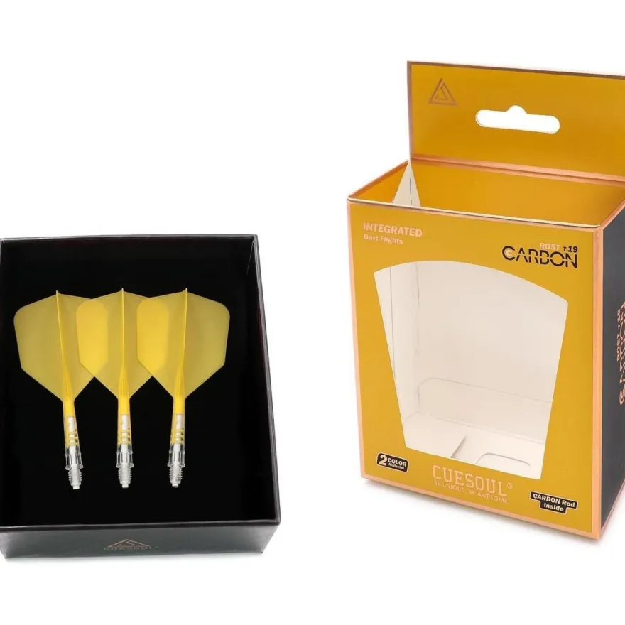Cuesoul ROST T19 Carbon Integrierter Dartschaft und Flight Big Wing-Form