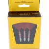 Cuesoul ROST T19 Integrierter Dartschaft und Flights, Big Wing Shape, Rot/Weiß