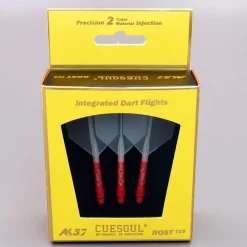 Cuesoul ROST T19 Integrierter Dartschaft & Flights, Big Wing Shape, 3er-Set