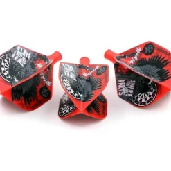 Cuesoul TERO AK4 Dart Flights Standard/Slim Roter Adler - 3er Set