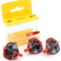 Cuesoul TERO AK4 Dart Flights Standard/Slim Roter Adler - 3er Set