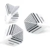 Cuesoul TERO AK4 Dart Flights Standard/Slim Form mit attraktivem Muster, 3er