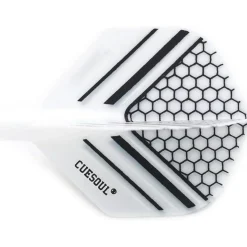 Cuesoul TERO AK4 Dart Flights Standard/Slim Form mit attraktivem Muster, 3er