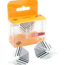 Cuesoul TERO AK4 Dart Flights Standard/Slim Form mit attraktivem Muster, 3er