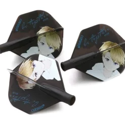 Cuesoul TERO AK4 Dart Flights Standard/Slim Form mit attraktivem Muster, 3er Set
