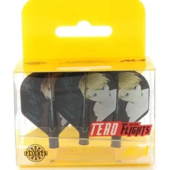 Cuesoul TERO AK4 Dart Flights Standard/Slim Form mit attraktivem Muster, 3er Set