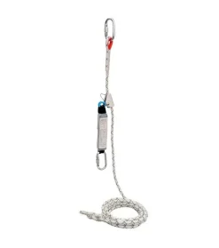 Dachdecker SET Premium Auffanggurt 2P + 10m Seil inkl Seilbremse Falldämpfer