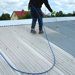 Dachfarbe Sockelfarbe Flexibler Dachlack UV-beständig Ziegelrot 4,0kg L+46