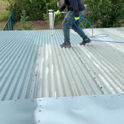 Dachfarbe Sockelfarbe Flexibler Dachlack UV-beständig Ziegelrot 4,0kg L+46