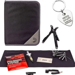 Daddario PW-EGMK-01 Pflege -Werkzeug - Set mit Plektrum