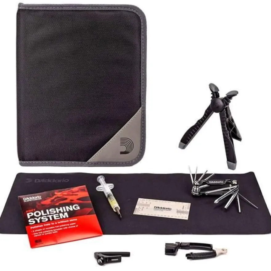 Daddario PW-EGMK-01 Pflege -Werkzeug - Set mit Plektrum