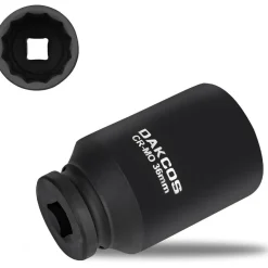 DAKCOS 36mm Vielzahn Nuss, 12 Kant, 1/2 Zoll Antrieb, Schlagschrauber-Ausführung