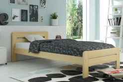 Dallas Erwachsenen- oder Kinderbett 90x200 mit Lattenrost (ohne Matratze) (Kiefer)