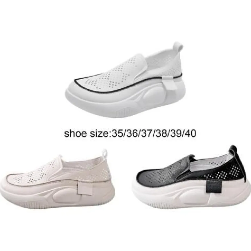 Damen-Freizeitschuhe, Sportschuhe, Sneakers, Plateauschuhe fur Spaziergange,
