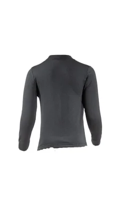 Damen & Herren Thermounterwäsche T-Shirt Langarm für Ski und Sport Gr. S/ M Schwarz