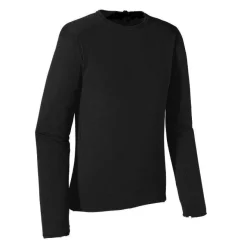 Damen & Herren Thermounterwäsche T-Shirt Langarm für Ski und Sport Gr. S/ M Schwarz
