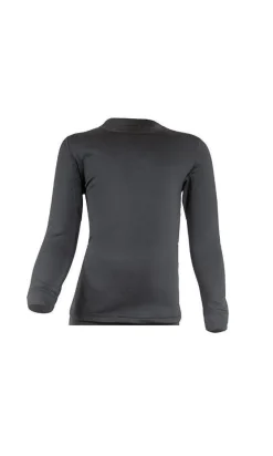 Damen & Herren Thermounterwäsche T-Shirt Langarm für Ski und Sport Gr. S/ M Schwarz