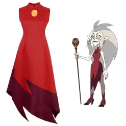 Damen Outfit The Owl House Cosplay Kostüme Amity Edalyn Luz Kleid Schulkleid Rock