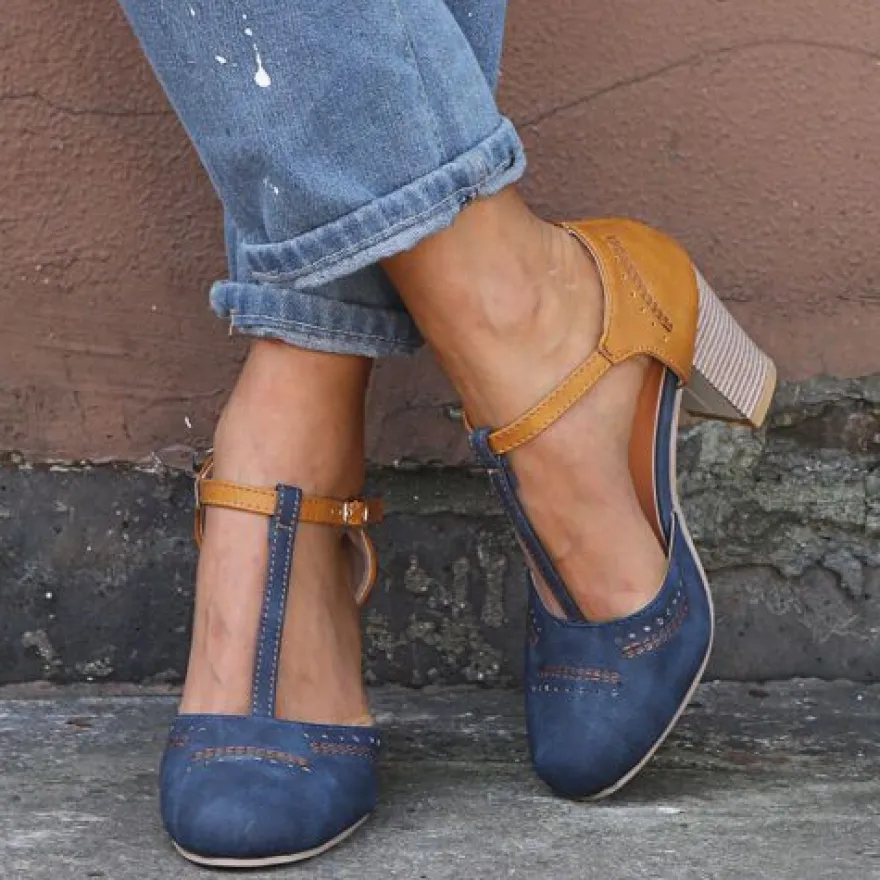 Damen Sandalen Farbnahen Schuhe Frauen Komfortabel Urlaub Geschlossene Zehe